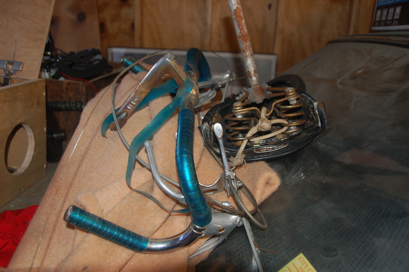 Handlebars, brake levers, shifters & seat. DSC_1638.JPG